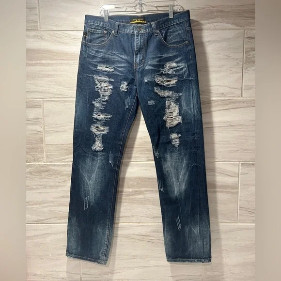 Maxi Milian New York Distressed Jeans Men’s 36/34 - Picture 1 of 11